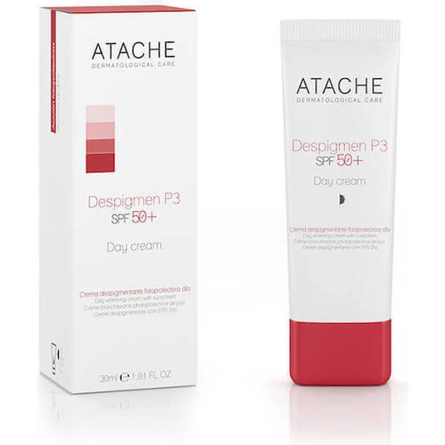 Atache Despigmen P3 Tagesgesichtscreme mit SPF50 gegen Pigmentflecken und zur Aufhellung mit Vitamin C 30ml