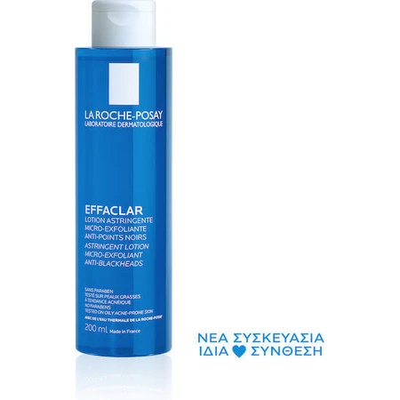 La Roche Posay Effaclar Lotion Exfoliante & Nettoyante Visage Lotion Astringente Micro-peeling 200ml