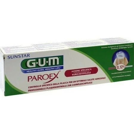 GUM Paroex Pasta dentífrica para dientes sensibles , placa y periodontitis 75ml