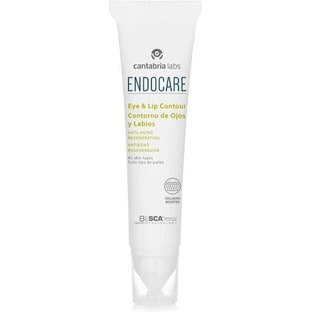 Endocare Crème hydratante et anti-âge pour les yeux et les lèvres contre les cernes 15ml