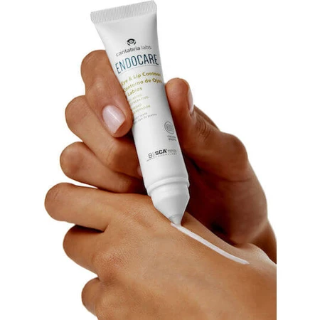 Endocare Crème hydratante et anti-âge pour les yeux et les lèvres contre les cernes 15ml