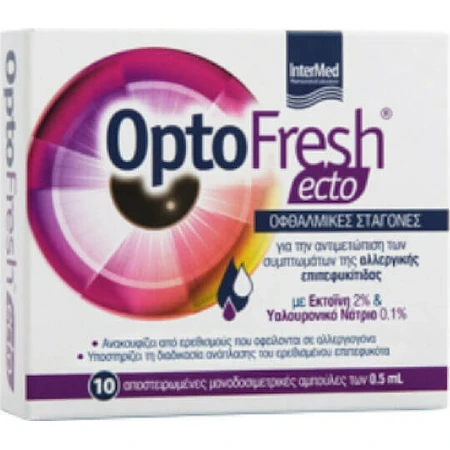 InterMed OptoFresh Ecto Acide Hyaluronique Collyre 10x0.5ml