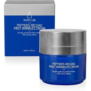 Youth Lab. Peptiden Herladen Eerste Rimpels 24u Hydraterende en Anti-Ageing Gezichtscrème met Hyaluronzuur en Peptiden 50ml