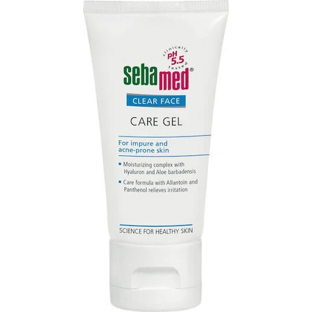 Sebamed Clear Face Light Anti-Acne Hydraterende en Regulerende Gezichtsgel met Hyaluronzuur en Aloë Vera 50ml