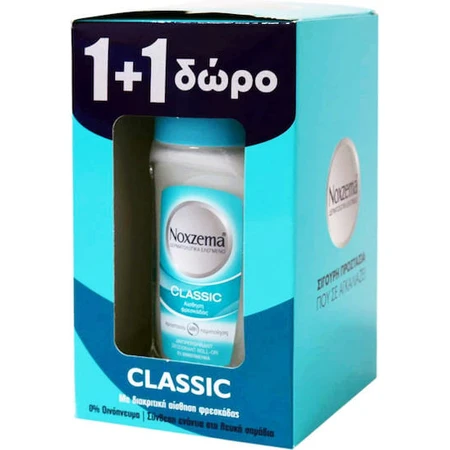 Noxzema Classic voordeelverpakking 48h Deodorant 48h Roll-On 2x50ml