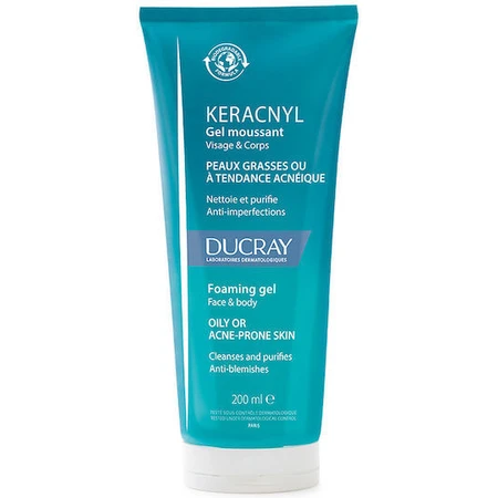 Ducray Keracnyl Gel voor de acnegevoelige huid 200ml