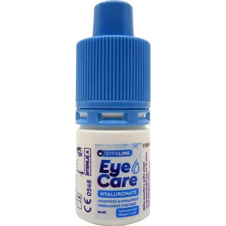 Syfaline oogverzorging hyaluronaat druppels hyaluronzuur oogdruppels voor droge ogen 10ml