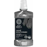 Natura Siberica Enjuague Bucal Blanqueador y Protector del Esmalte con Carbón de Bambú Natural