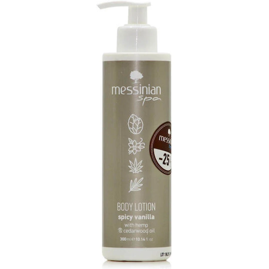 Messinian Spa Loción Corporal Hidratante Sabor Vainilla 300ml