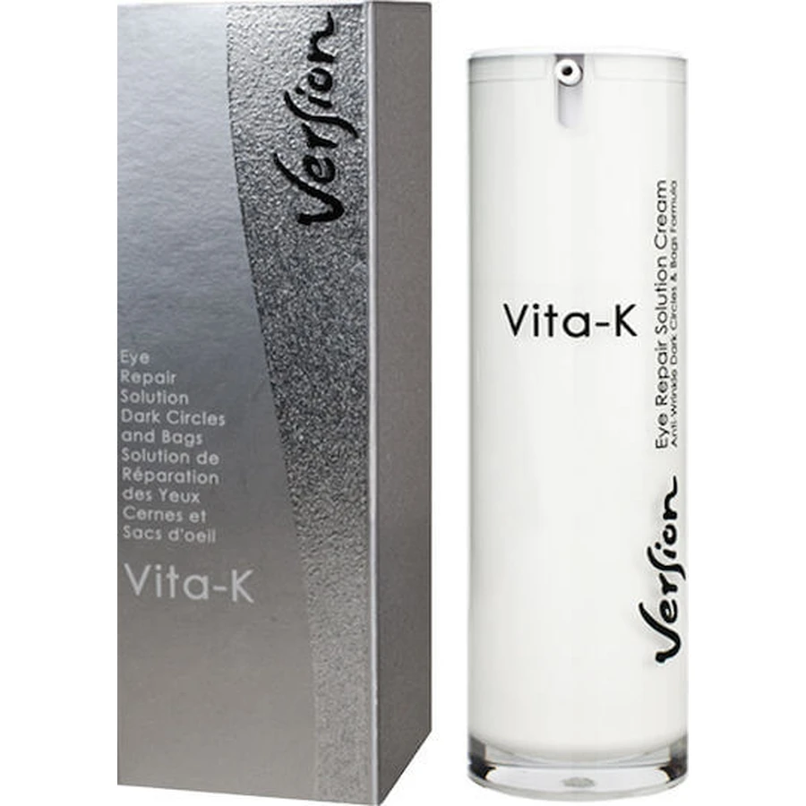 Version Vita-K Moisturizing Eye Cream Against Dark Circle with Hyaluronic Acid and Collagen 30ml