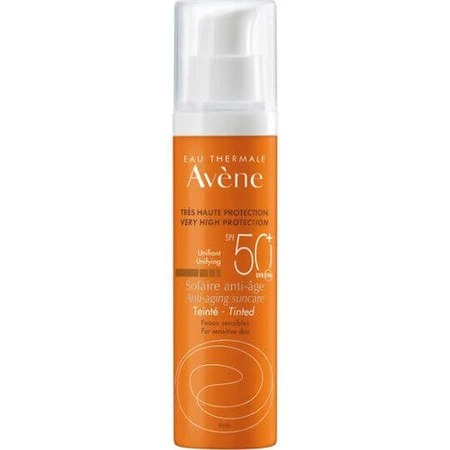 Eau Thermale Avène Crème solaire visage résistante à l'eau SPF50 avec pigment anti-âge 50ml