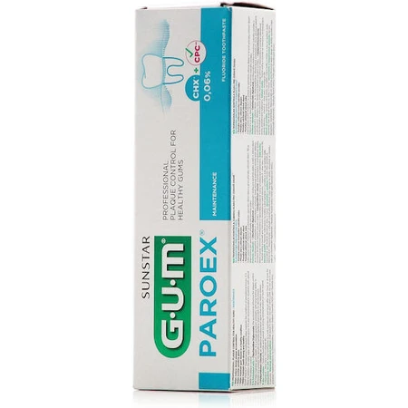 GUM Paroex 0 06% Zahnpasta für bakteriellen Zahnbelag 75ml