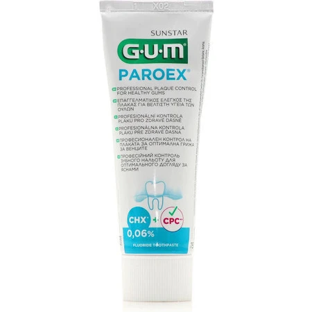 GUM Paroex 0 06% Zahnpasta für bakteriellen Zahnbelag 75ml