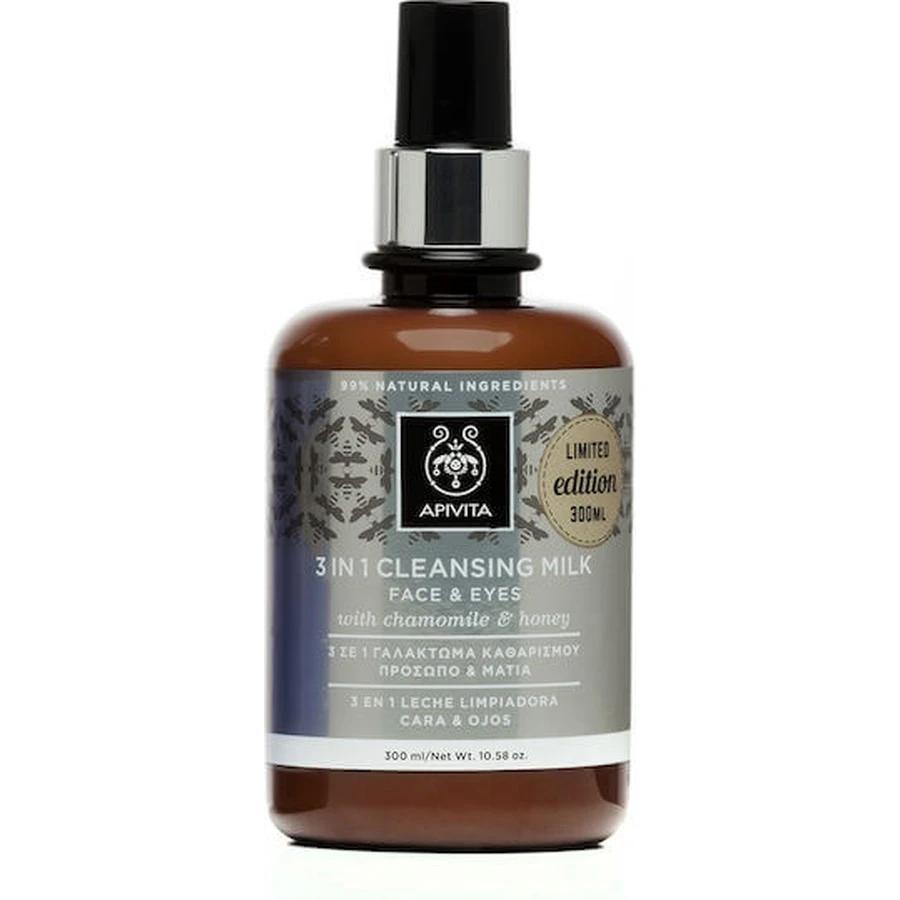 Apivita Emulsión Cara y Ojos Manzanilla y Miel 300ml