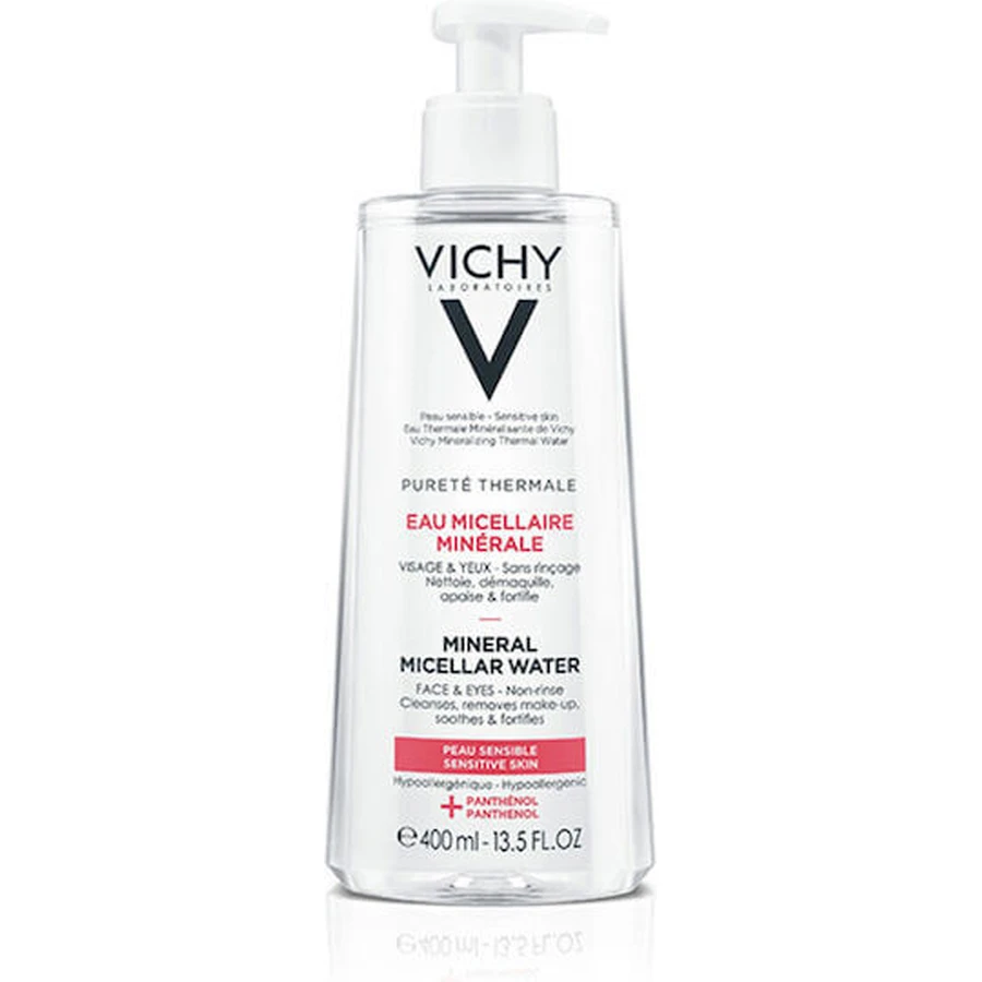 Vichy Purete Thermale Agua Micelar Desmaquillante Rostro y Ojos 400ml