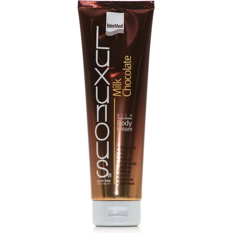 InterMed Luxurious Luxurious Milk Chocolate Body Moisturising Cream mit Vanillegeschmack 280ml