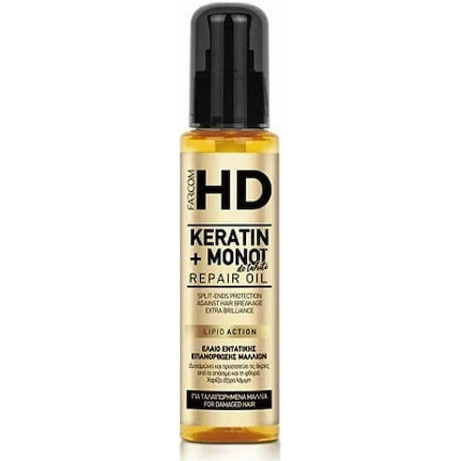Farcom Keratin Monoi De Tahiti Keratin Repair Hair Oil 100ml