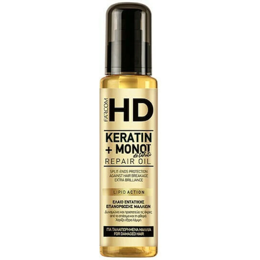 Farcom Keratin Monoi De Tahiti Keratin Repair Hair Oil 100ml