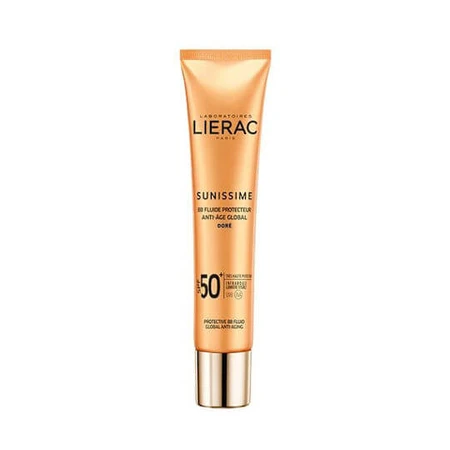 Lierac Sunissime BB Fluid Anti Age Global Golden Sun Protection Gesichtscreme SPF50+ mit Pigment 40ml