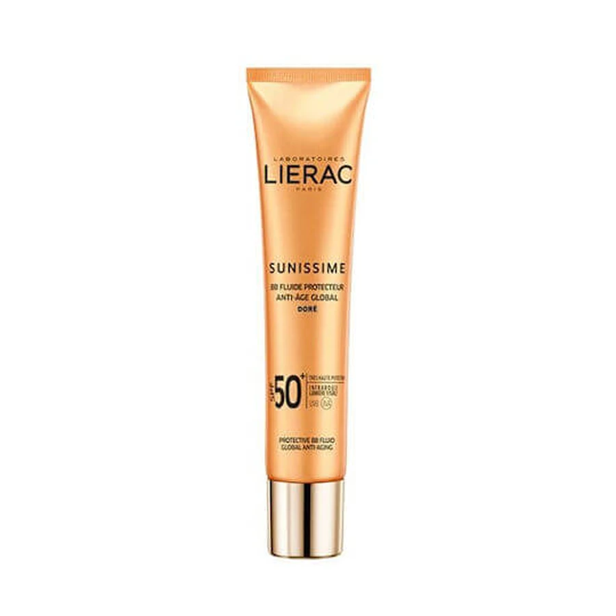 Lierac Sunissime BB Fluid Anti Age Global Golden Sun Protection Gesichtscreme SPF50+ mit Pigment 40ml