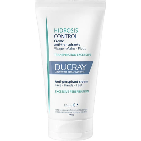 Ducray Hydrosis Control Face, Hands and Feet Deodorant Cream 50ml