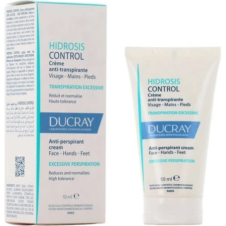 Ducray Hydrosis Control Face, Hands and Feet Deodorant Cream 50ml