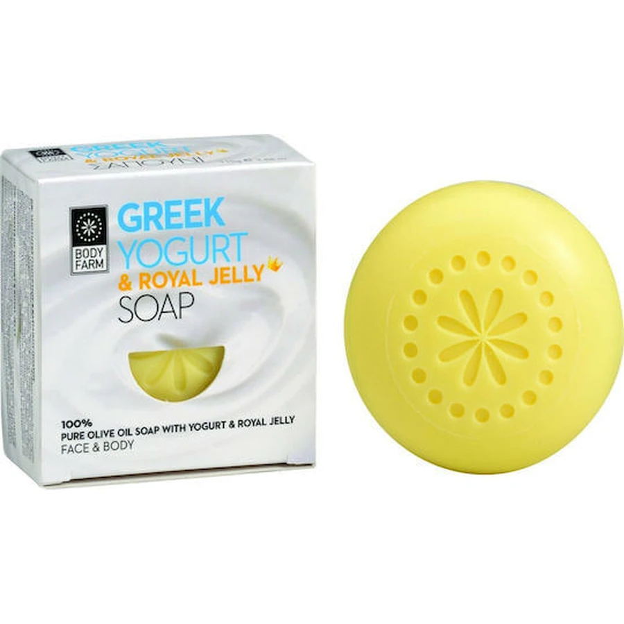 Bodyfarm Griechischer Joghurt & Gelée Royale Seife Seifencreme Seife mit Buttermilch 110gr