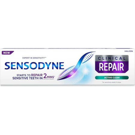 Sensodyne Clinical Repair Active Clean Toothpaste for Sensitive Teeth 75ml