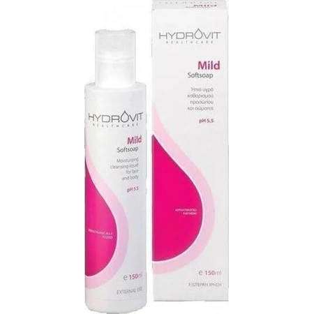 Target Pharma Hydrovit Milde Zachte Zeep Ph5.5 Gezichtsreiniger voor de Acnegevoelige Huid 150ml