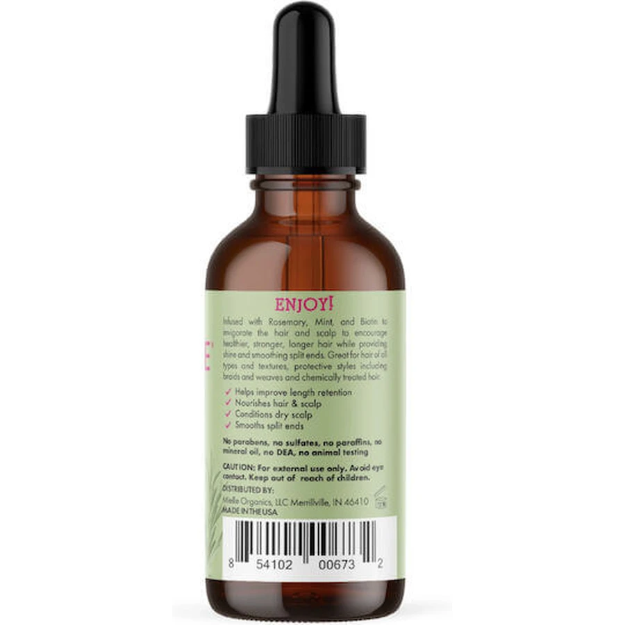 Mielle Organics Rozemarijn Munt Haarolie tegen gespleten haarpunten 59ml