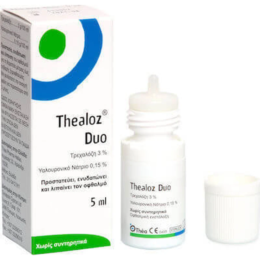 Thea Pharma Hellas Thealoz Duo Hyaluronzuur Oogdruppels voor Droge Ogen 5ml