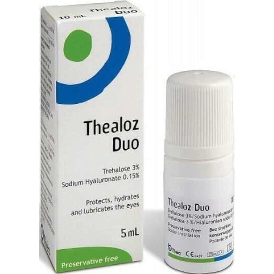 Thea Pharma Hellas Thealoz Duo Hyaluronzuur Oogdruppels voor Droge Ogen 5ml