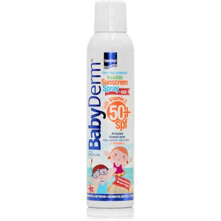 InterMed Babyderm Wasserfeste Baby Sonnencreme Spray SPF50 200ml