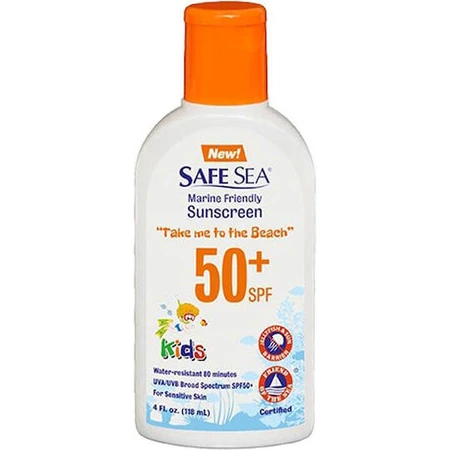 Safe Sea Beach Line Emulsión solar infantil resistente al agua SPF50 118ml