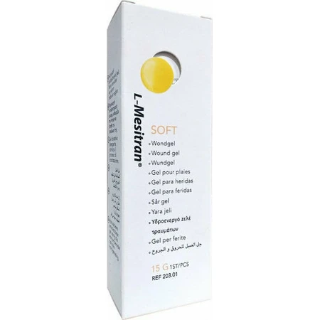 L-Mesitran Soft Wound Gel Gel pour la cicatrisation et les brûlures 15gr