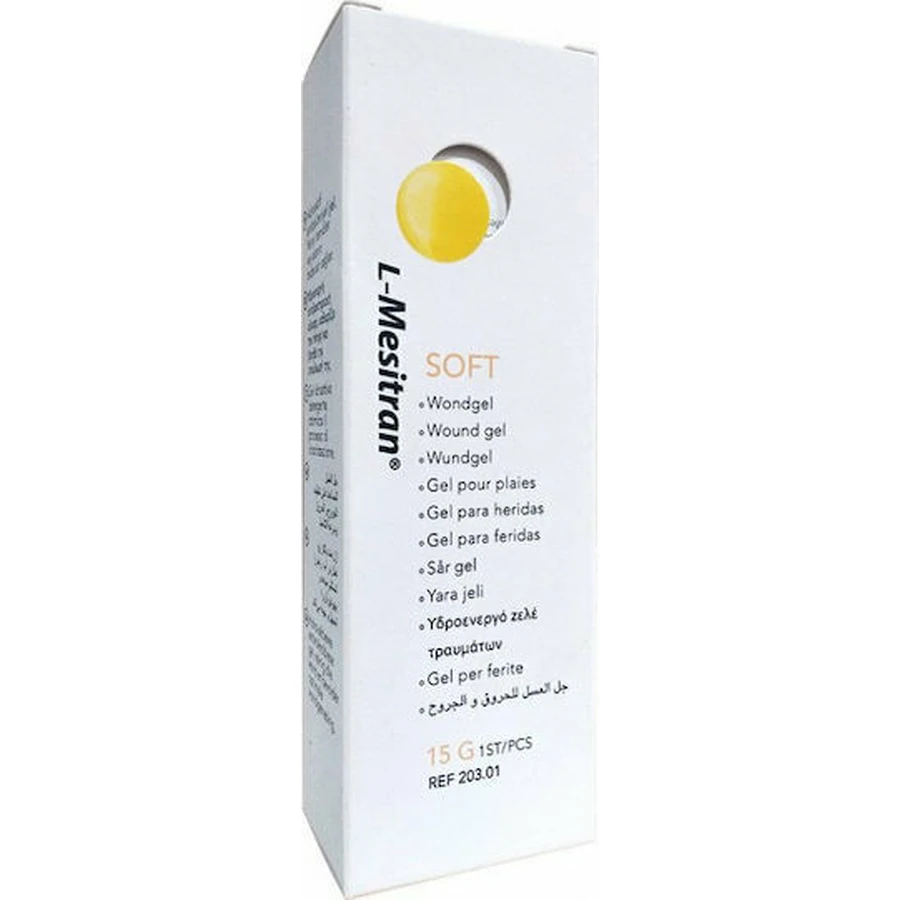 L-Mesitran Soft Wound Gel Gel pour la cicatrisation et les brûlures 15gr