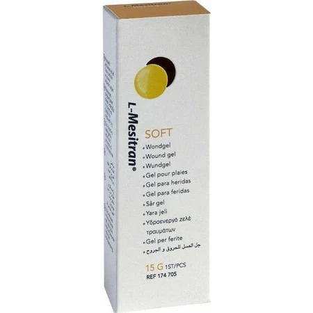 L-Mesitran Soft Wound Gel Gel pour la cicatrisation et les brûlures 15gr