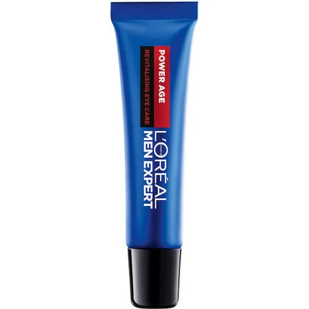 L'Oreal Paris Men Expert Men's Power Age Crème Hydratante et Anti-Age pour les Yeux Anti-Rides pour Hommes avec Acide Hyaluronique 15ml