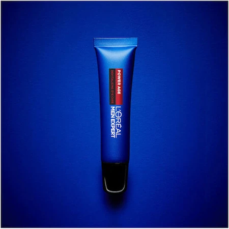 L'Oreal Paris Men Expert Men's Power Age Crème Hydratante et Anti-Age pour les Yeux Anti-Rides pour Hommes avec Acide Hyaluronique 15ml