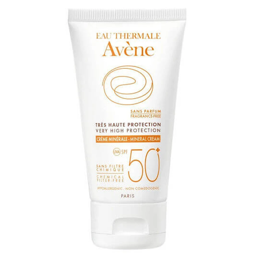 Eau Thermale Avène Mineral Waterproof Face Cream with Sun Protection SPF50 50ml