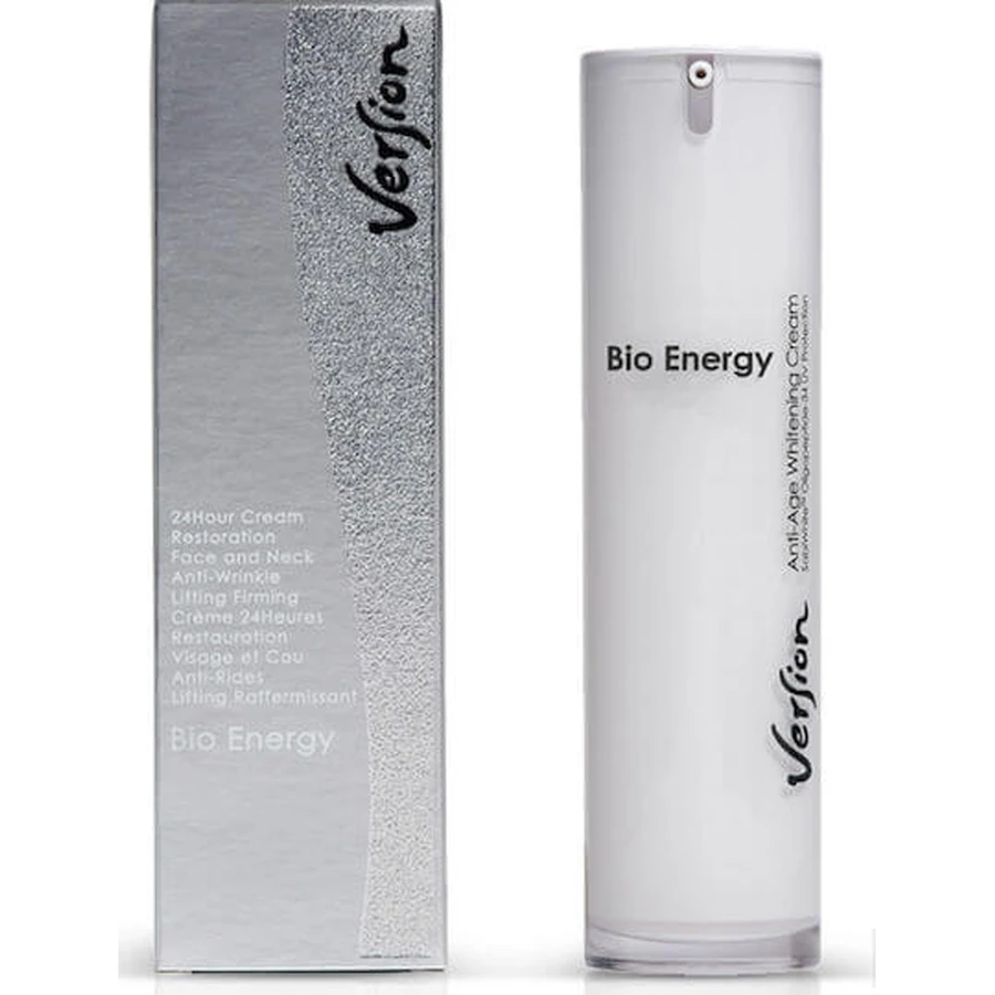 Version Bio Energy Crema Facial Antiarrugas 24h con Ácido Hialurónico y Péptidos 50ml