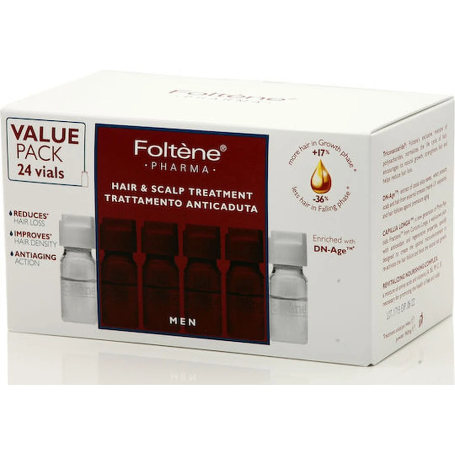 Foltene Hair & Scalp Treatment Haarampulle gegen Haarausfall für Männer 24x6ml