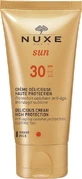 Nuxe Sun Delicious Waterproof Sun Protection Face Cream SPF30 50ml
