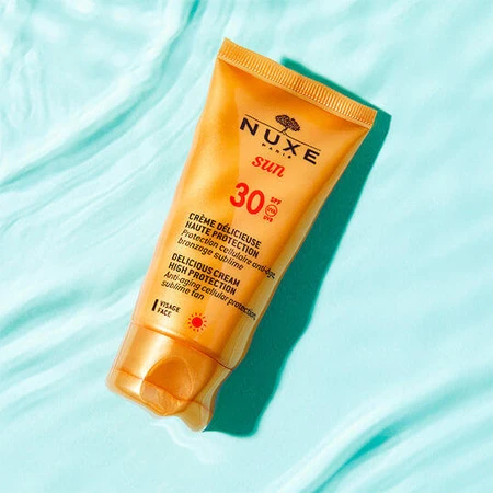Nuxe Sun Delicious Crema facial protectora solar resistente al agua SPF30 50ml