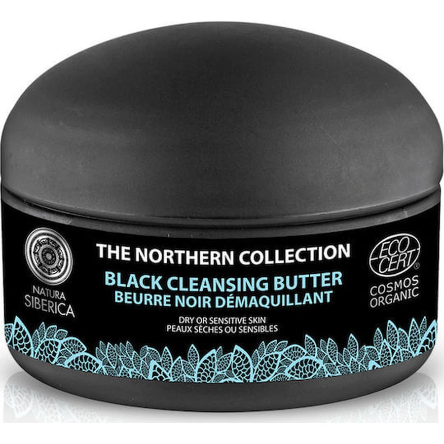 Natura Siberica The Nothern Collection Zwarte Reinigingsboter Gezichts Make-up Verwijderende Crème 120ml