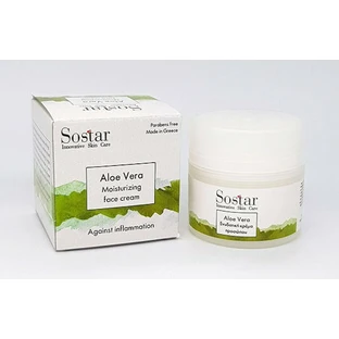 Sostar Focus Aloe Vera Crème de Jour Hydratante à l'Aloe Vera 50ml