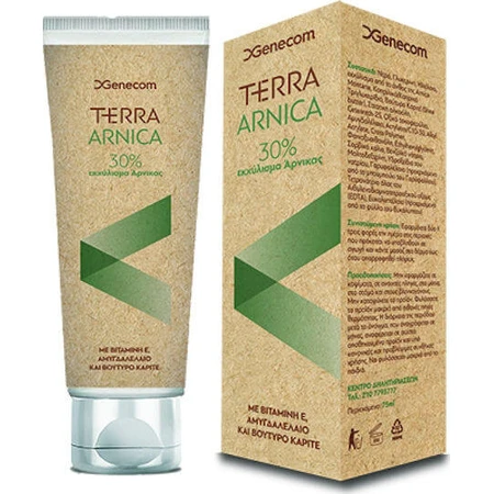 Genecom Terra Arnica Crème 30% voor spierpijn 1 bruis 75ml