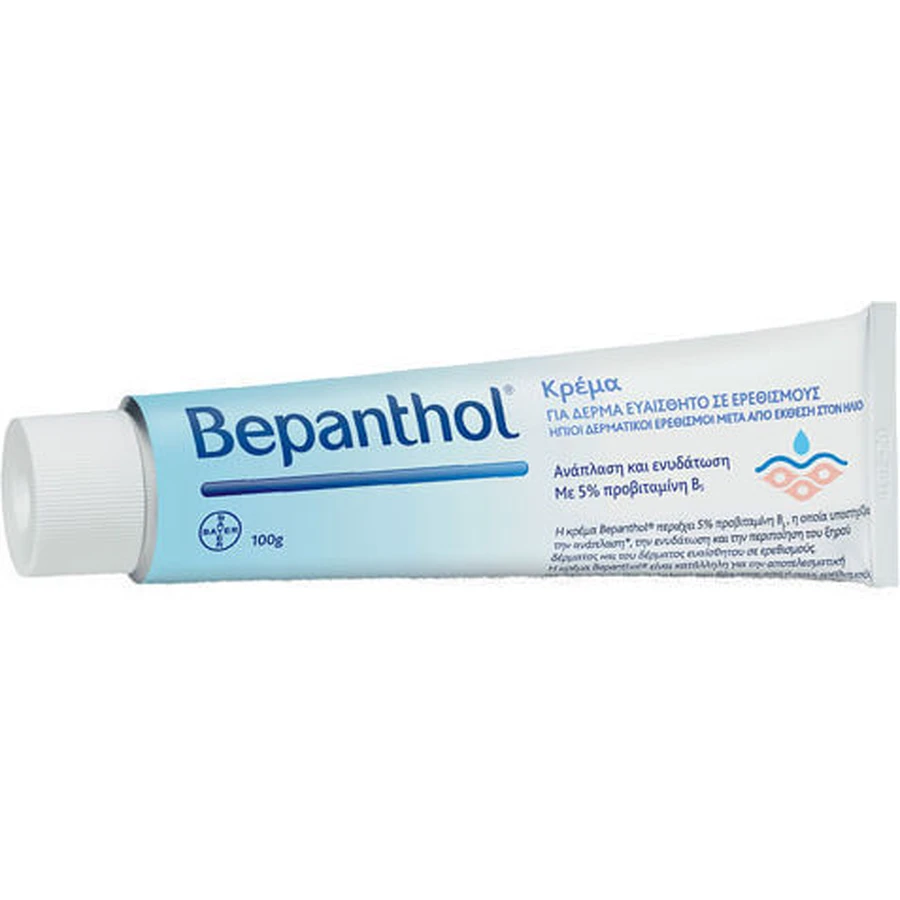 Bepanthol Feuchtigkeitsspendende Regenerationscreme für trockene und empfindliche Haut 100gr