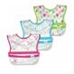 3er-Set wasserdichte L&#228;tzchen mit Wendetasche, Pink Cupcakes, Green Sprouts
