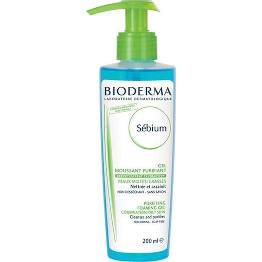 Bioderma Sebium Face Gel for Acne-prone Skin 200ml